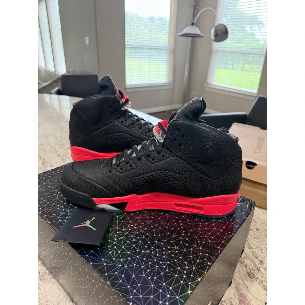 Jordan Air Jordan 3LAB5 Mens Size 13 Black Infrared NEW Elephant Print
